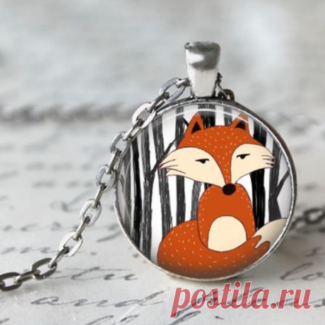 Silver Fox Necklace Pendant Charm Jewellery Vintage Choose from 5 Images | eBay