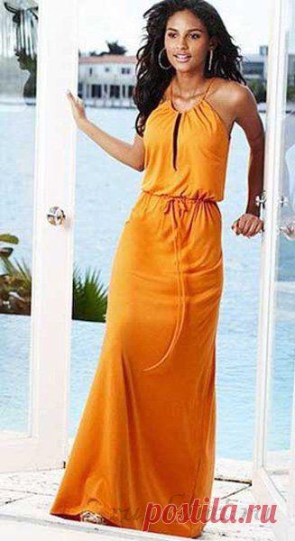 Эффектный фасон платья &raquo; Сайт "Ручками" - делаем вещи своими руками