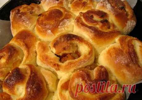 Булочки с яблоком из быстрого теста - Вкус жизни - медиаплатформа МирТесен