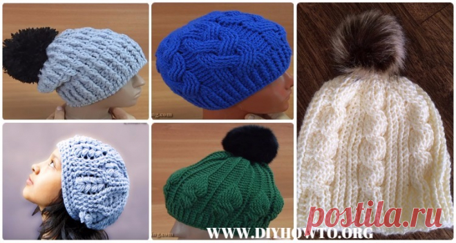 Crochet Cable Hat Free Patterns Collection of Crochet Cable Hat Free Patterns: Crochet Cable Beanie Hat, Adult Hat, Textured Hat, Pom Pom hat,  Winter hat