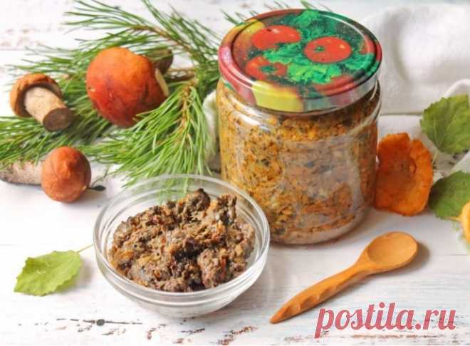 ​Грибная икра с морковью и луком на зиму
