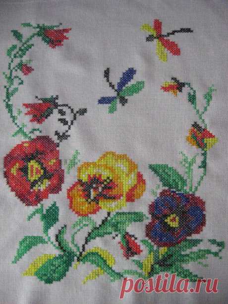 моя первая работа крестиком