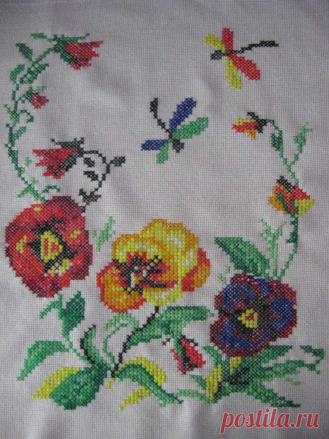 моя первая работа крестиком