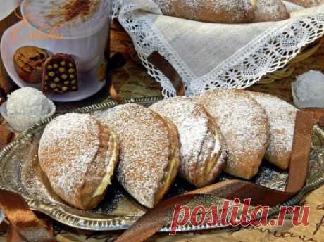 Шоколадно-кокосовые сочни : Выпечка сладкая