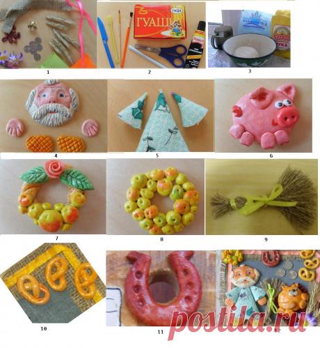 Оберег из соленого теста..