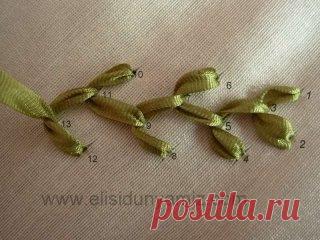 Вышивка лентами для начинающих и не только...