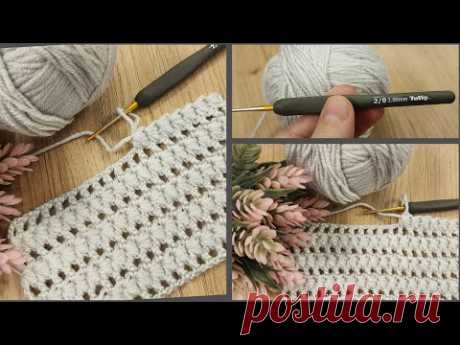 Tığ işi örgü modeli / Battaniye yelek hırka atkı / Crochet knitting