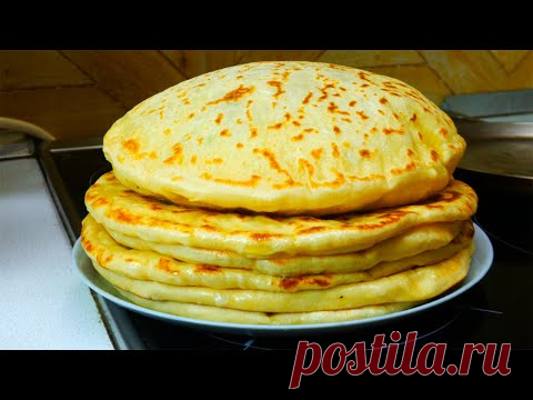 Лепешки на сухой сковороде - ХЫЧИНЫ. Рецепт с сыром, который никого не оставит равнодушным.