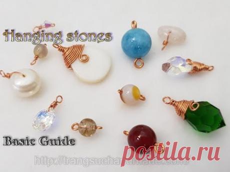 Некоторые простые способы подвески камней с камнем имеют отверстие 518