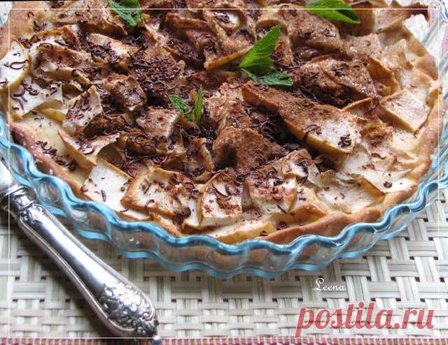 Яблочная пицца – кулинарный рецепт
