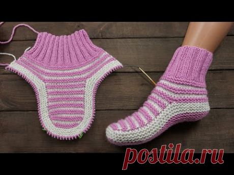 Следки связаны спицами из остатков пряжи 
Размер: 35-36 (37-38, 39-40)
Длина стопы: 22 (23.5, 25) см.
Материалы: г. пряжи полушерстяной пряжи 100 г./220 м., спицы 3.5 мм.
Плотность вязания: 20 петель = 10 см. в ширину.
Описание: https://prjaga.com/vyazanie-dlya-detej/noski-tapki-pinetki/sledki-poloski-spicami-iz-ostatkov-pryazhi

#вязание #вязание #спицами #лайфхаки #вязания #лайфхак #рукоделие #knitting #knit #knitting #örgü