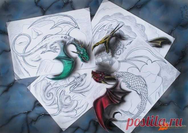 Рисунки 3D.Ramon Bruin