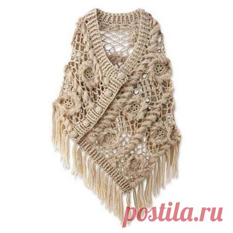 ПОНЧО, НАКИДКИ, ШАЛИ, МАНИШКИ | 483 фотографии