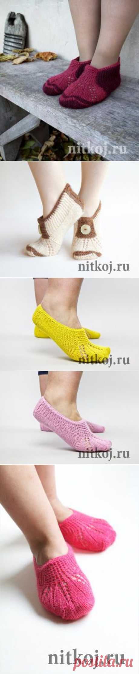 Тапочки от Etsy » Ниткой - вязаные вещи для вашего дома, вязание крючком, вязание спицами, схемы вязания