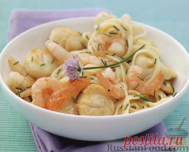 26 рецептов спагетти с морепродуктами.