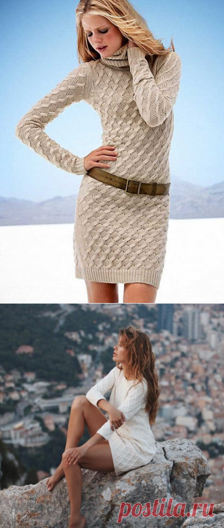 Стильные платья спицами | Модное вязание | Яндекс Дзен