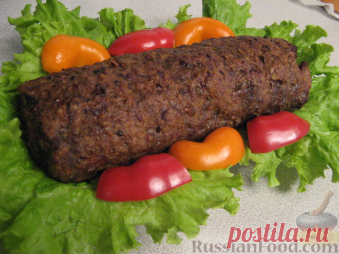 Рецепт: Мясной рулет на RussianFood.com