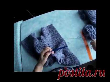 Вязание Кофточки на Линейке Мастер класс 4 часть