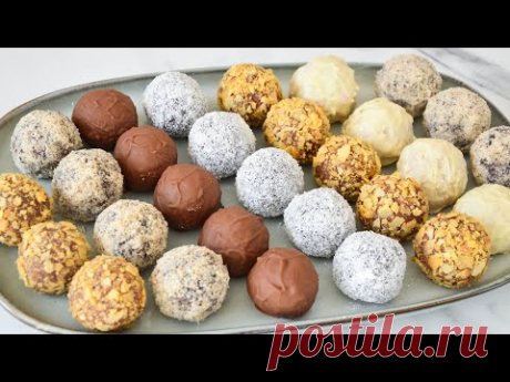 Шоколадные ТРЮФЕЛИ: Сырный🧀 Ореховый🌰 Апельсиновый🍊 Разные вкусы с ОрехПродукт