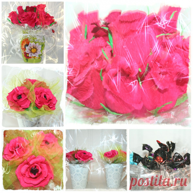 Маленький подарочек к чаю (кружка с конфетками)