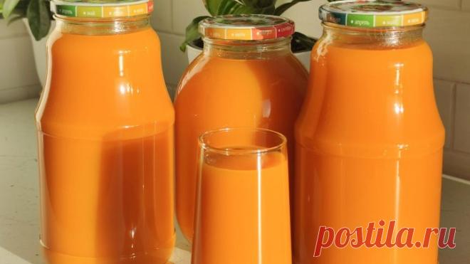 Тыквенный нектар с добавлением моркови и яблок