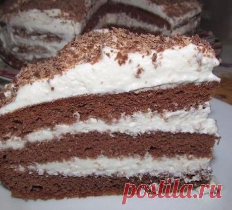 Шоколадный торт на кефире "Фантастика" - супер вкусняшка с минимум затрат!