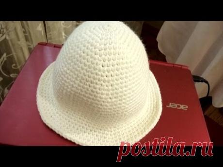Шляпка вязаная крючком Мастер-класс