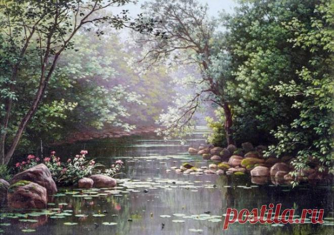 Французский художник Рене Шарль Эдмон Хис (Rene Charles Edmond His 1877 – 1955).