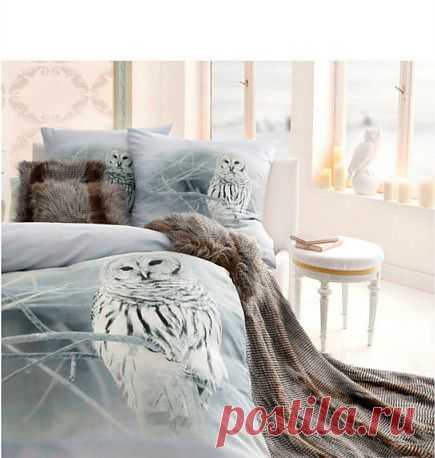 Коллекция домашнего текстиля, Living Dreams. С эффектом перьев совы.