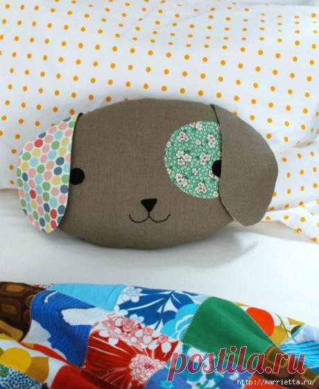 сообщение Марриэтта : Детская подушечка из лоскутков - СОБАЧКА (19:06 06-08-2014) [4130809/333078135] - remsuslub@mail.ru - Почта Mail.Ru