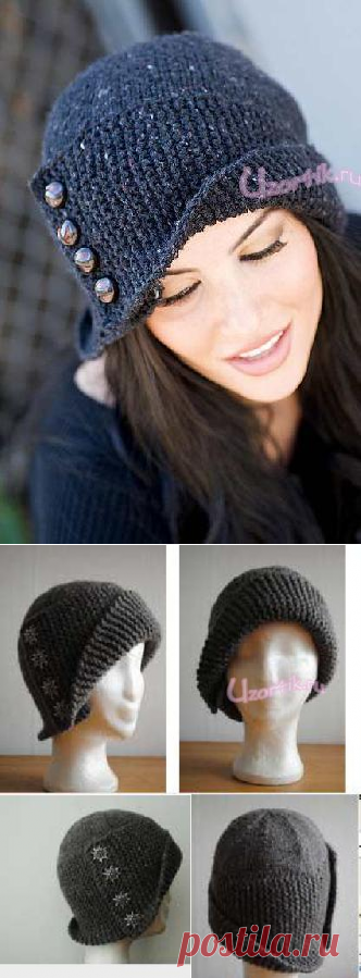 ШЛЯПКА РОБИН СПИЦАМИ