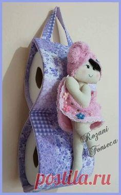 Artesanatos: Faça e Venda: Boneca em feltro para porta de banheiro