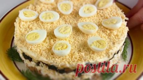 Салат Курочка Ряба.Салат на Новый год 2019.