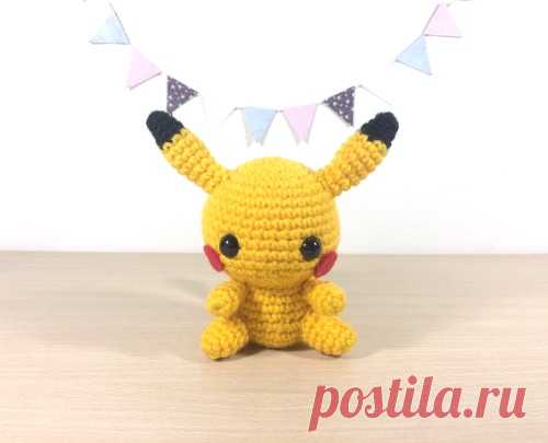 Вяжем крючком амигуруми пикачу