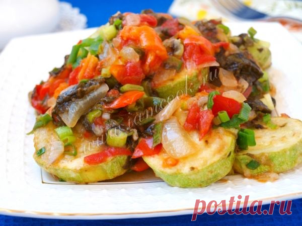 Кабачки по-гречески, рецепт с фото.