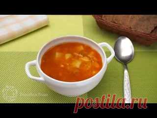 Мой любимый рецепт супа! Простой томатный Суп с Курицей и Рисом (360p) ИНГРЕДИЕНТЫ:вода - 3 лкуриные окорочка - 2 шт.картофель - 300 грис - 100 глук - 2 шт.морковь - 2 шт.томатная паста - 70 гаджика - 1 ст. л.паприка сладкая молотая - 1/2 ч. л.перец черный молотый - по вкусулавровый лист - 1 шт.соль - 1/2 ст. л.масло растительное (для жарки) - 2 ст. л.