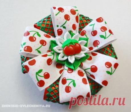 Мастер-класс: заколки для девочек своими руками из атласных и репсовых лент