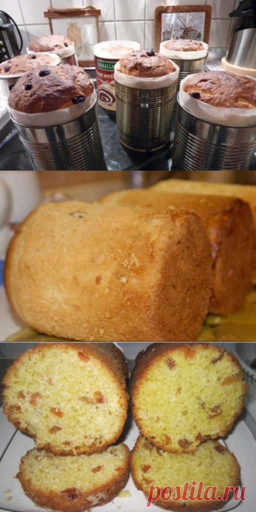 Кулич для ленивых без замеса - WOMENCLYB