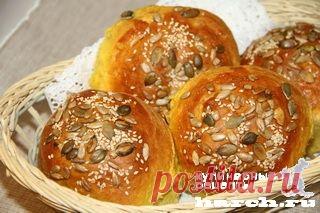 Пуховые булочки с тыквой | Фоторецепт с подробным описанием от Харч.ру