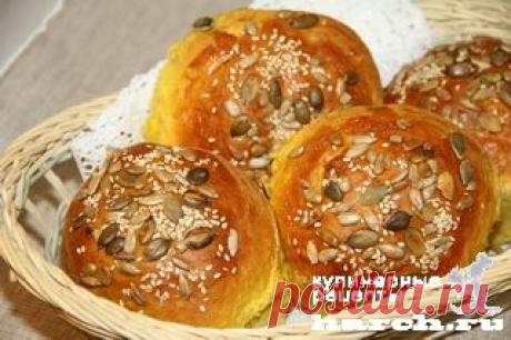 Пуховые булочки с тыквой | Фоторецепт с подробным описанием от Харч.ру