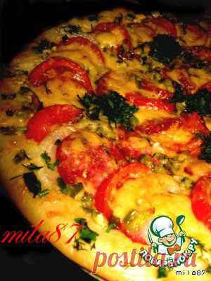 Самая лучшая пицца "А-ля пеперони... double cheese" - кулинарный рецепт
