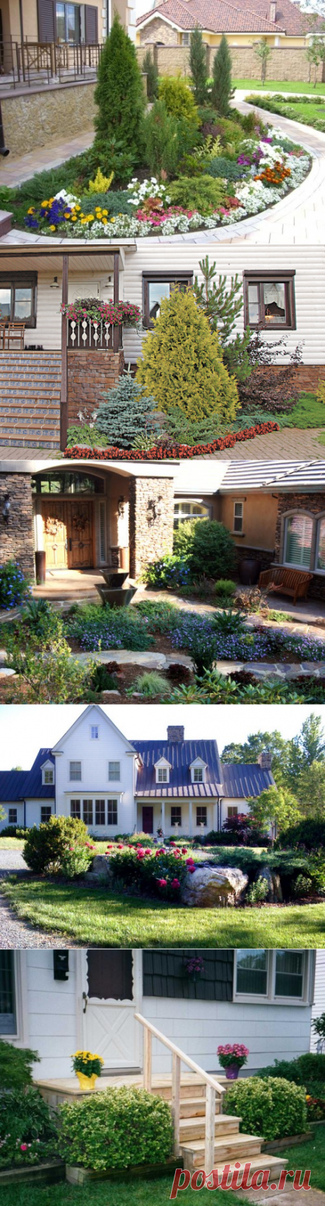 Входная зона на даче, оформление — 6 соток