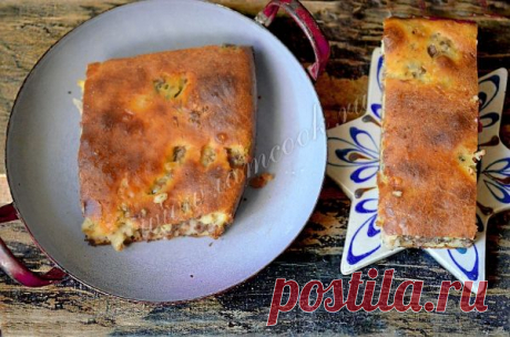 ЗАЛИВНОЙ ПИРОГ С ФАРШЕМ