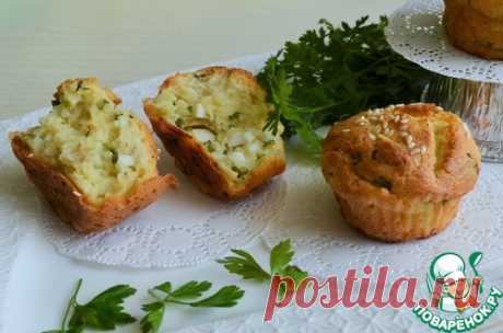 Кексы с рисом и яйцом - кулинарный рецепт