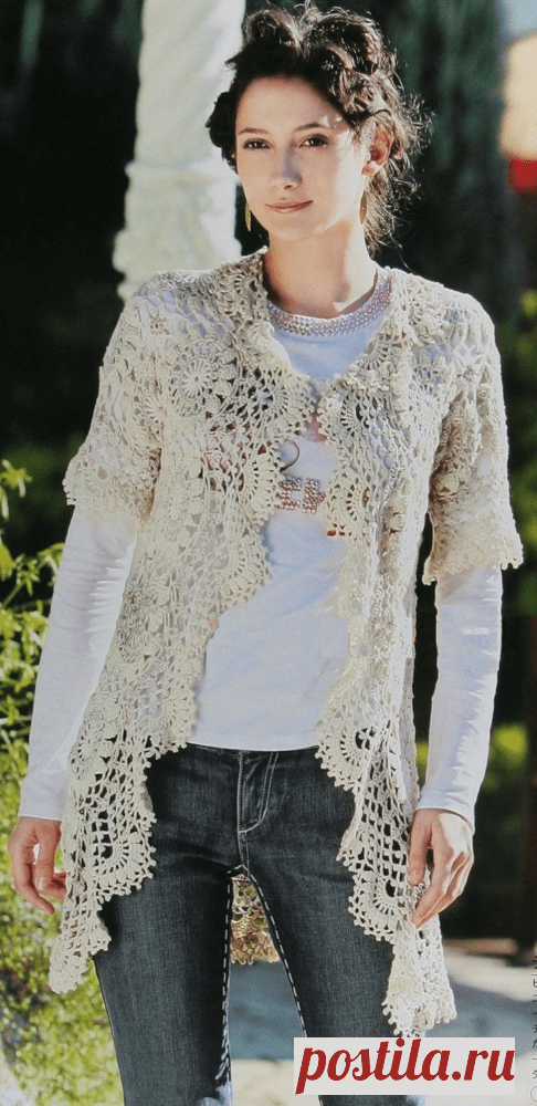 CROCHET JACKET. CROCHET JACKET. FREE DIAGRAM.