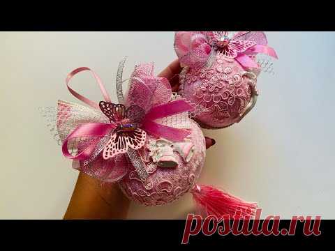 Ёлочные игрушки своими руками 🎄🎄. Handmade Christmas ornaments 🎄