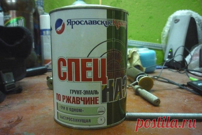 Краска по ржавчине Спецназ: универсальная грунтовка-эмаль