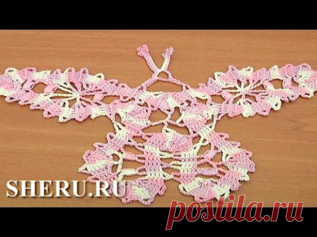 Элементы брюггского кружева - бабочка. часть 2 из 3