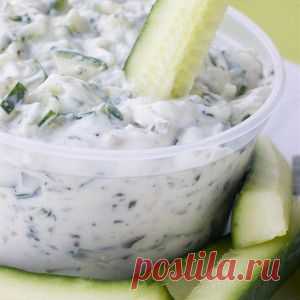 Соус дзадзики с винным уксусом рецепт – греческая кухня, низкокалорийная еда: закуски