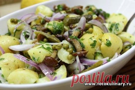 Салат из картошки с грибами